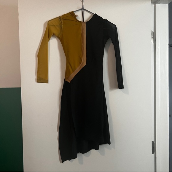 Revolution Tenth House Elite Performance dance dress -black and gold - size MC - Picture 7 of 8